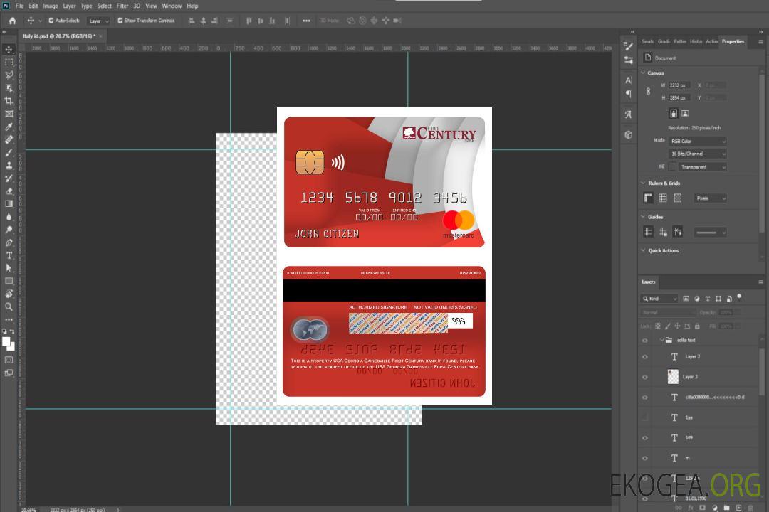 États-Unis Géorgie Gainesville First Century Bank Mastercard template États-Unis Géorgie Gainesville First Century Bank Mastercard template